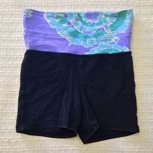 Old Navy Black Pattern Shorts